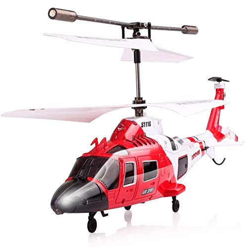 WEHOLY Toy Model Attack Marines RC Hubschrauber mit LED-Licht 3.5CH Hubschrauber Fernbedienung RC Drohne Bruchsicheres…