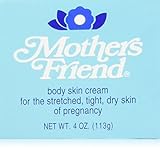 Mothers Friend Body Skin Cream For The Stretched, Tight Dry Skin Of Pregnancy 4 OZ (Pack of 2)