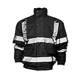 Yoko Mens Hi-Vis Bomber Jacket