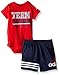 adidas Baby Boys' Body Shirt and Short Set, Vivid Red, 24 Months