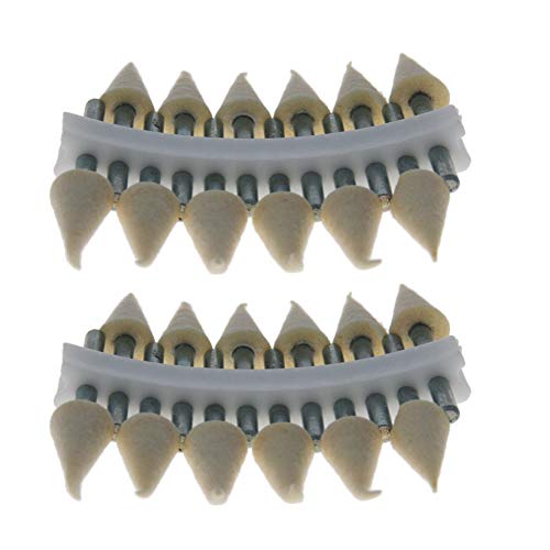 Utoolmart 8mm Wool Felt Mounted Points Triangular