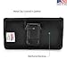 Turtleback Holster Designed for iPhone 11 Pro (2019) iPhone Xs (2018) and iPhone X (2017) Belt Case Black Leather Pouch with Executive Belt Clip, Horizontal