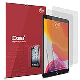 iCarez [Anti-Glare] Matte Screen Protector for Apple 2019 New iPad 10.2-inch (7th Gen) [2-Pack] Premium Easy to Install Reduce Fingerprint Bubble Free with Hinge Installation