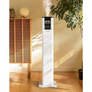 KEECOON 加湿器 大容量 スチーム式 加熱式 ハイブリッド式 超音波式 13L 加湿器（ホワイト）