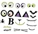 Funiverse Mega Bulk Pack 126 Piece Foam Halloween Pumpkin Decorating Craft Kit Stickers - Makes 16 Pumpkins (Pumpkins Not Included)