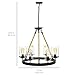 Best Choice Products Living/Dining Room Modern Rustic Rope Design 6-Light Chandelier Pendant Lighting Fixture