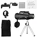 Dratrip Monocular Telescope, 12X50 High Power HD Monocular with Smartphone Holder & Tripod, Waterproof Monocular with Durable and Clear FMC BAK4 Prism for Bird Watching, Camping, Hiking, Match - [2019 Newest]
