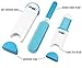Pet Hair and Lint Remover Excalifur Wizard by BASICNDAILY - Double Sided fur Brush | Reusable | Self Cleaning Base | No Refills Required | with Portable Travel Sized | for Home, Clothes, Carpet, Sofa