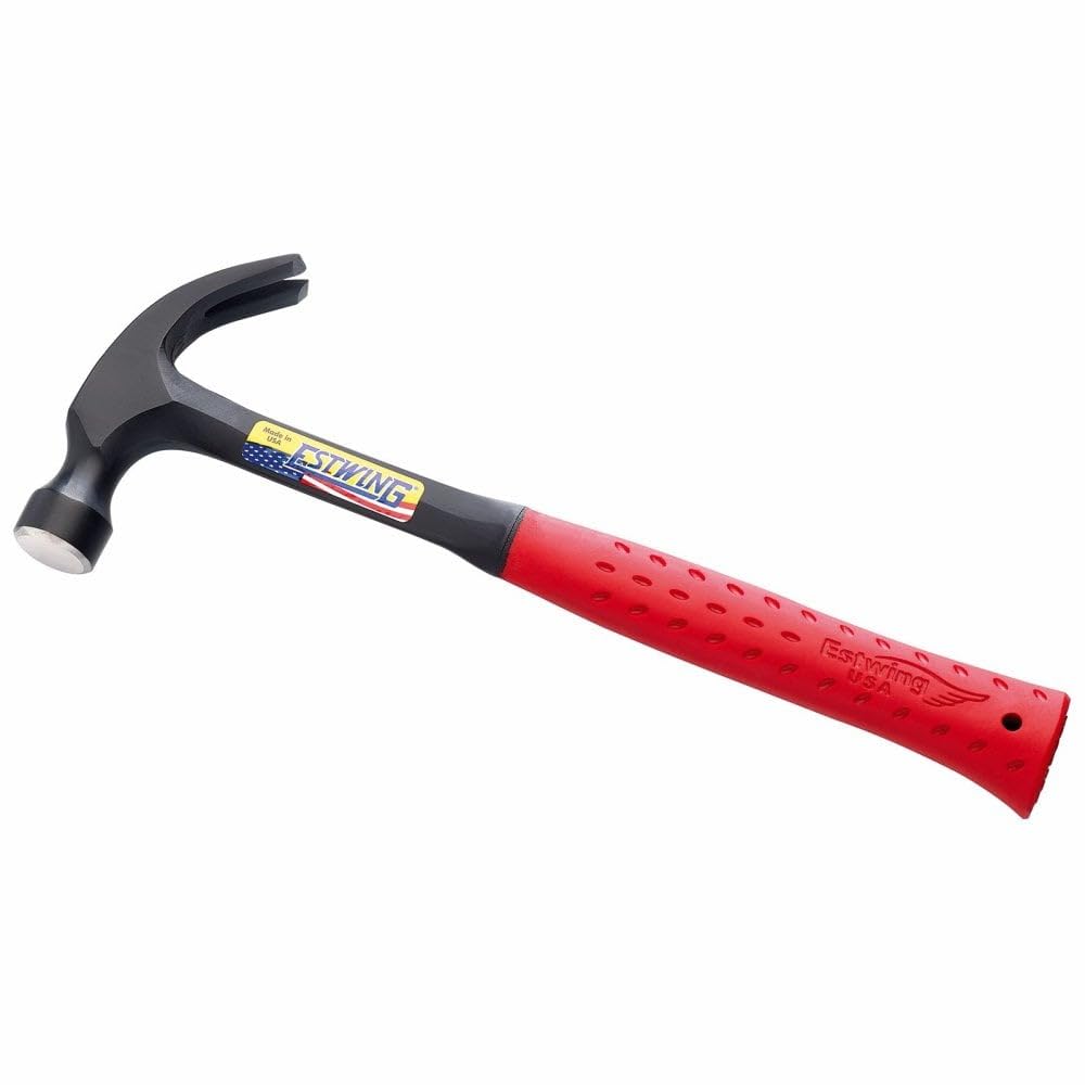 E3/20C Curved Claw Hammer - Red Vinyl Grip 560g (20oz)