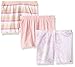 Burt's Bees Baby Girls' 3 Pack Organic Bike Shorts