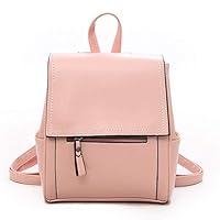 DuoGaoTe Womens Multifunctional Waterproof Backpack Soft PU Leather Large Capacity Travel Backpack Student Bag For Girls (pink)