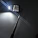 HARDK Telescoping Inspection Mirror 360 Swivel LED Lighted for Extra Viewing Dead Angle