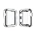Smiling Sliver Case for Apple Watch 3 with Buit in TPU Screen Protector All-Around Protective Case High Definition Clear Ultra-Thin Cover for Apple Watch 42mm Series 3 and Series 2 (Silver, 42mm)
