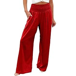 JIOEEH Wide Leg Pants for Women Women High Waisted