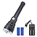 ChaseLight Heavy-Duty XHP50 LED High 2300 Lumens High Power Rechargeable Flashlight with 8000mAh 26650 Battery