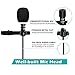 Lavalier Lapel Microphone E, Ubeesize Professional Clip on Omnidirectional Dual Condenser Lav Mic,Perfect for YouTube Recording/Interview/Video Conference/Podcast¡­