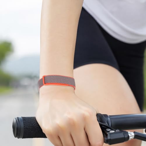 Band for Google Fitbit Air Breathable Adjustable Woven Nylon Wristband for Fitbit Air Screenless Fitness Tracker, Hook & Quick Dry Sport Replacement Strap, Lightweight Comfort Watch Band for Everyday