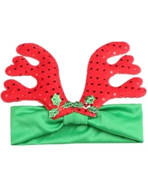 Cute Christmas Small Antlers Baby Hat Baby Girls Boys Caps Winter Headband Hair accessories