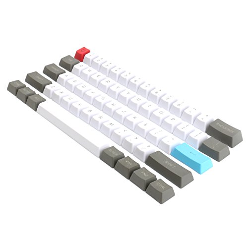 SENREAL 61 Key ANSI Layout OEM Profile PBT Thick Keycaps for 60% Mechanical Keyboard
