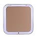 SQUARE COMPACT MIRROR, Double Sided PMMA Travel Makeup Mirror with 1x/5x Magnification and assorted colors (GOLD)