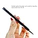 Lip Brush ShineMore Retractable Single Lip Brush Makeup Brush Eyeliner Brushes Lipstick Applicators Brush - Luxury Black