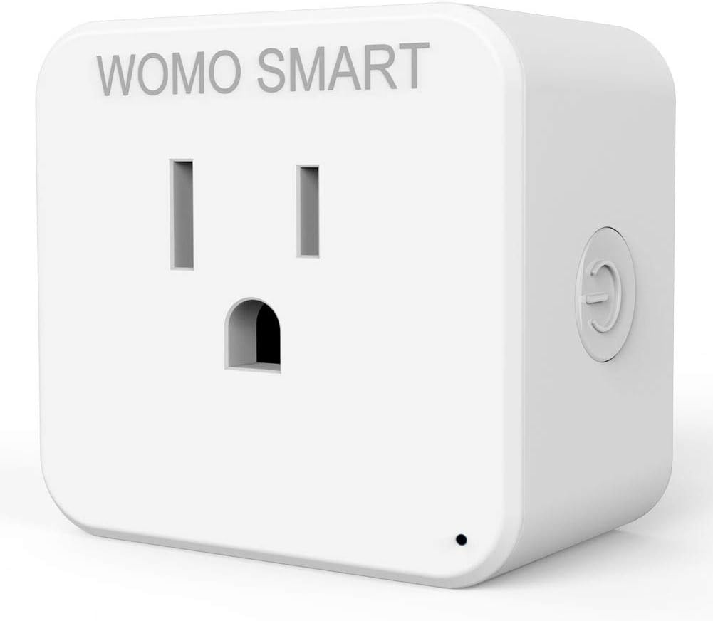 Smart Switch Alexa, Echo Google Smart Plug Outlet Alexa, WiFi Wireless Switch Outlet Alexa for Smart Home Devices Timer Control Anywhere Anytime, No Hub Needed Without Controller (Square 1 Pack)