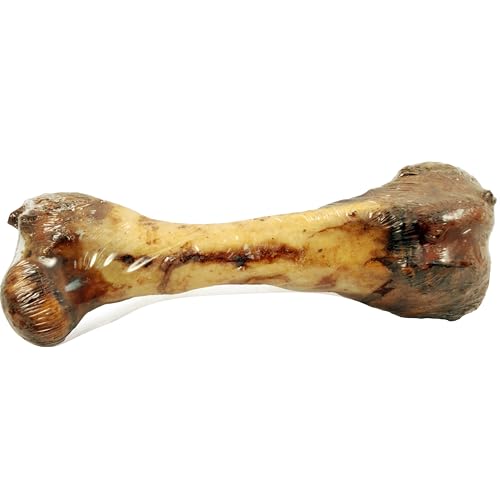 GRILLERZ PORK FEMUR BONE, 1 COUNT, RAWHIDE FREE, ALL NATURAL TREAT FOR ALL BREEDS, GLUTEN FREE, LONG LASTING, EASY TO DIGEST, FOR ADULT LIFE STAGES, DOG CHEW FOR HEALTHY TEETH