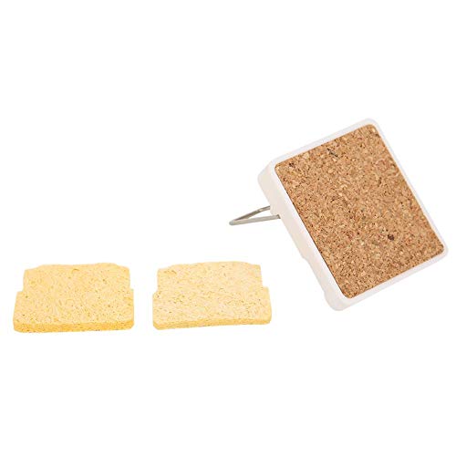 Soldering Iron Stand Holder T-Stand Mini Solder Iron Tip Cleaner Set Zirconium Dioxide Ceramic Suitable for TS100 TS80