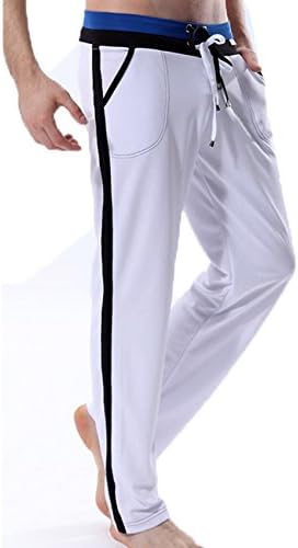OCCOO Men's Casual Loose Tri Color double drawstring Sports Pants Jogging pants