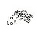 Jumdoo Nuts bolts washers kit for Fender flares Installation kit Tekit6 12pcs