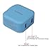 Lumsing Quick Charge 2 Port Wall Charger, 20W QC2.0 Dual USB Port Travel Charger for iPhone,Samsung Galaxy S5 S6 Edge Note 4 5, Google Nexus 6, Sony Xperia Z3 Z4 Tablet-Blue