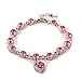 Womens Girls Love Heart Tennis Bracelet made with Swarovski Crystal,Valentine's Day Gift