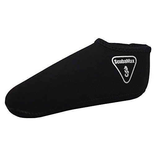 3mm Snorkeling, Scuba Diving Fin Low Cut Neoprene Sock Medium - Thumbnail 3