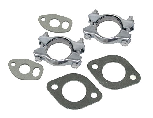 EMPI Engine Exhaust Muffler Clamp Kit, Compatible With Air-Cooled Bug 1200-1600cc, #3394