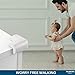 Foam Corner Protectors | 8-Pack Foam Caring Corner Guards by The Hamptons Baby | Safety Furniture Bumpers | Long Lasting, Pre-Applied Adhesive | Sharp Corner Cushions (White)