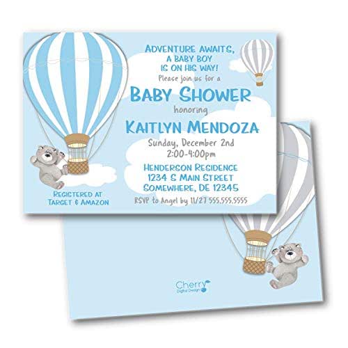 balloon bear baby shower