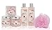 Spa Gift Basket with Lovely Pomegranate Fragrance, Best Christmas, Birthday, Wedding, Anniversary Gift for Women, Friends & Girls, Bath Set Includes Shower Gel, Bubble Bath, Bath Bombs and More