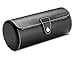 Leatherette Roll Traveler's Watch Storage Organizer for 3 Watch and/or Bracelets (Black)