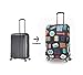 Rainproof Elastic Luggage Protective Cover Suitcase Protector Carry-on and Checked-in Size (Medium, Vintage)