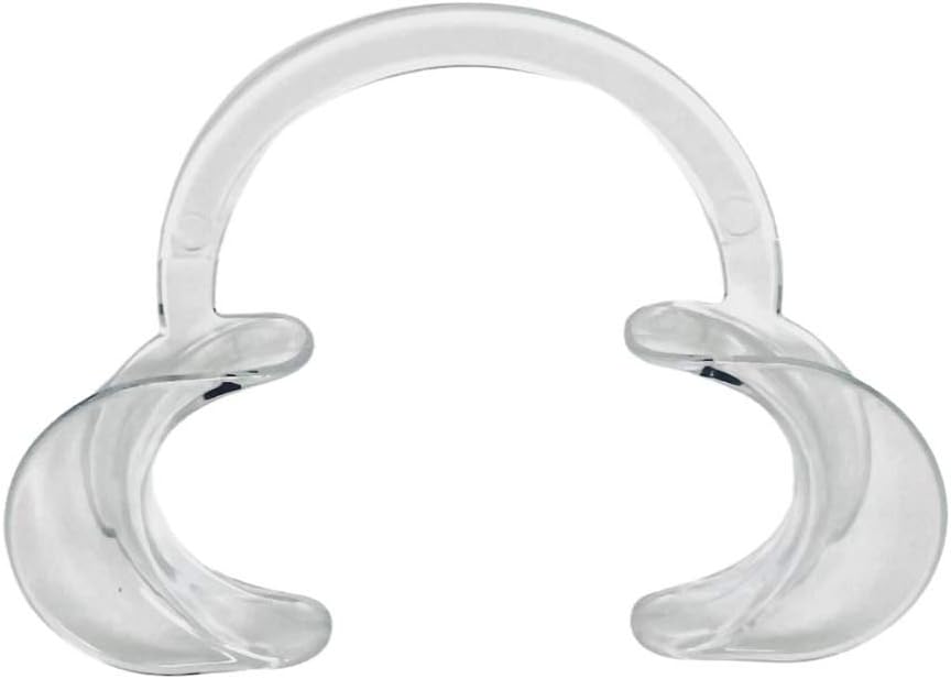 Kiara World Medium Mouth Lip Opener Teeth Whitening Dental Oral Cheek Flexible Retractor C Shape/Mouthguard Challenge Game