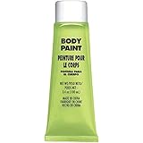 Party Ready Team Spirit Neon Glow in the Dark Body Paint Accessory, Green, makeup , 3.4 Ounces
