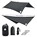 Legit Camping Rain Fly Camping Tarp Extra Large Hammock Tarp Hammock Tent Fits Double Hammocks - Adventure in Any Weather - Great for Backpacking, Traveling, Hiking - XL 10â€ - Durable, Easy Set Up