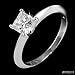 Aiyaya 1Carat Cut CZ Solitaire Bridal Ring Sz9