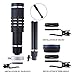 Camera Lens Kit,WMTGUBU 4 in 1 HD Universal Clip-On Phone 18X Optical Zoom Telephoto Lens+15X Macro Lens+0.6X Wide Angle Lens Tripod (Black)
