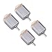 Flormoon DC Motor Mini Electric Motor 3V 19000RPM Brushed Motor for Science DIY Toys 4 Pack(Silver+White)