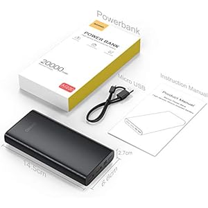 BANNIO Powerbank 20000mAh,USB C Caricabatterie Portatile con 18W Power Delivery,Type C PD Ricarica Rapida Batteria… - immagine 8