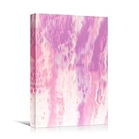 Canvas Wall Art Colored Gas Abstract Colorful Decorative Elements Mixed Media Multicolor Swirly - 12x18 inches