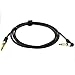 Mediabridge™ Ultra Series Right Angle Guitar Instrument Cable (25 Feet) - 1/4 Inch Right Angle to 1/4 Inch Straight (Part# MC-14R-14S-25)