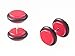 16pcs Cheater Fake Gauges Kit Faux Plugs Tapers Stud Earring 00g Look Assorted No Duplicate (8 Pairs)
