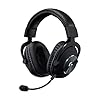 Logitech G PRO Casque Gamer Over-Ear, Transducteurs PRO-G 50mm, Aluminium, Acier et mousse à mémoire de fome…